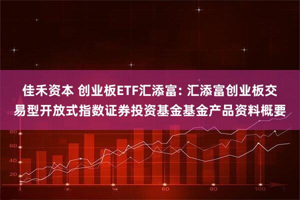 佳禾资本 创业板ETF汇添富: 汇添富创业板交易型开放式指数证券投资基金基金产品资料概要