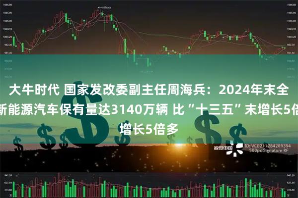大牛时代 国家发改委副主任周海兵：2024年末全国新能源汽车保有量达3140万辆 比“十三五”末增长5倍多